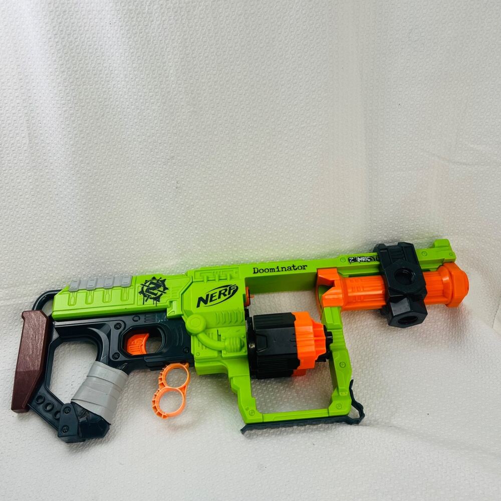 Nerf Zombie Strike Doominator Blaster Tested Works No Darts Hasbro 2014